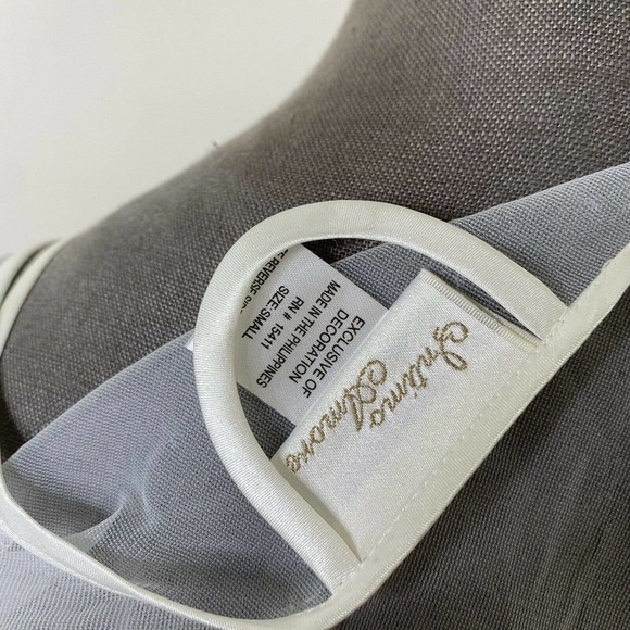 Vintage Intimo Amore Chemise with Robe Ivory set Sheer Satin Small - Picture 8 of 10